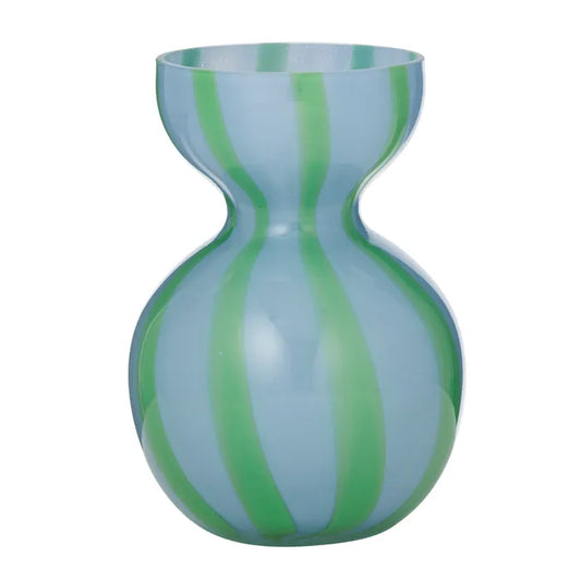 Bobbi Glass Vase - Sky/Emerald - Roma Gift & Gourmet
