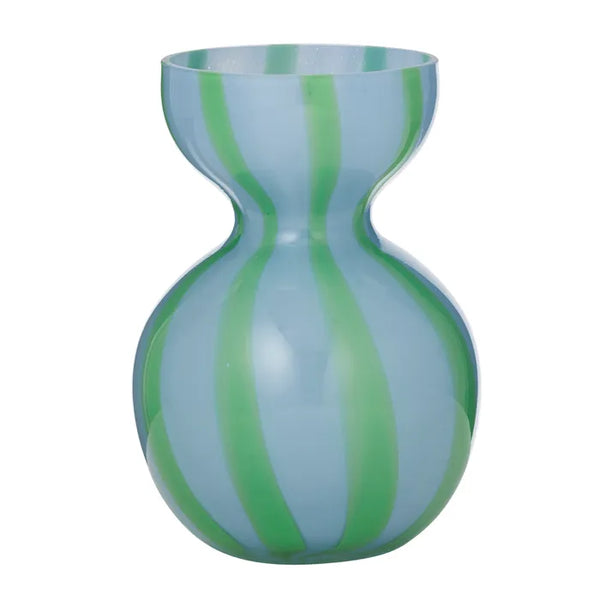 Bobbi Glass Vase - Sky/Emerald - Roma Gift & Gourmet