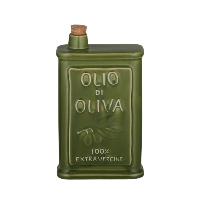 Olio Ceramic Oil Bottle 12x6x22cm Green - Roma Gift & Gourmet