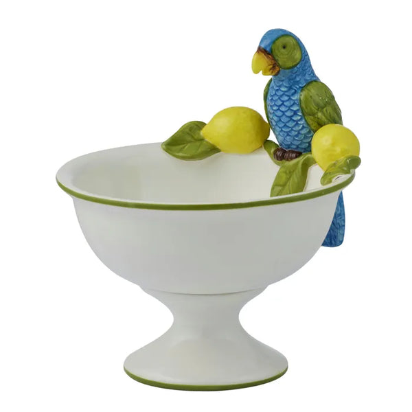 Limone Ceramic Footed Bowl