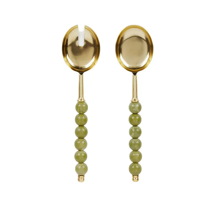 Amalia Set/2 SS/Resin Salad Server - Roma Gift & Gourmet