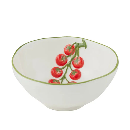 Pomodoro Ceramic Bowl 13cm - Red/Green - Roma Gift & Gourmet