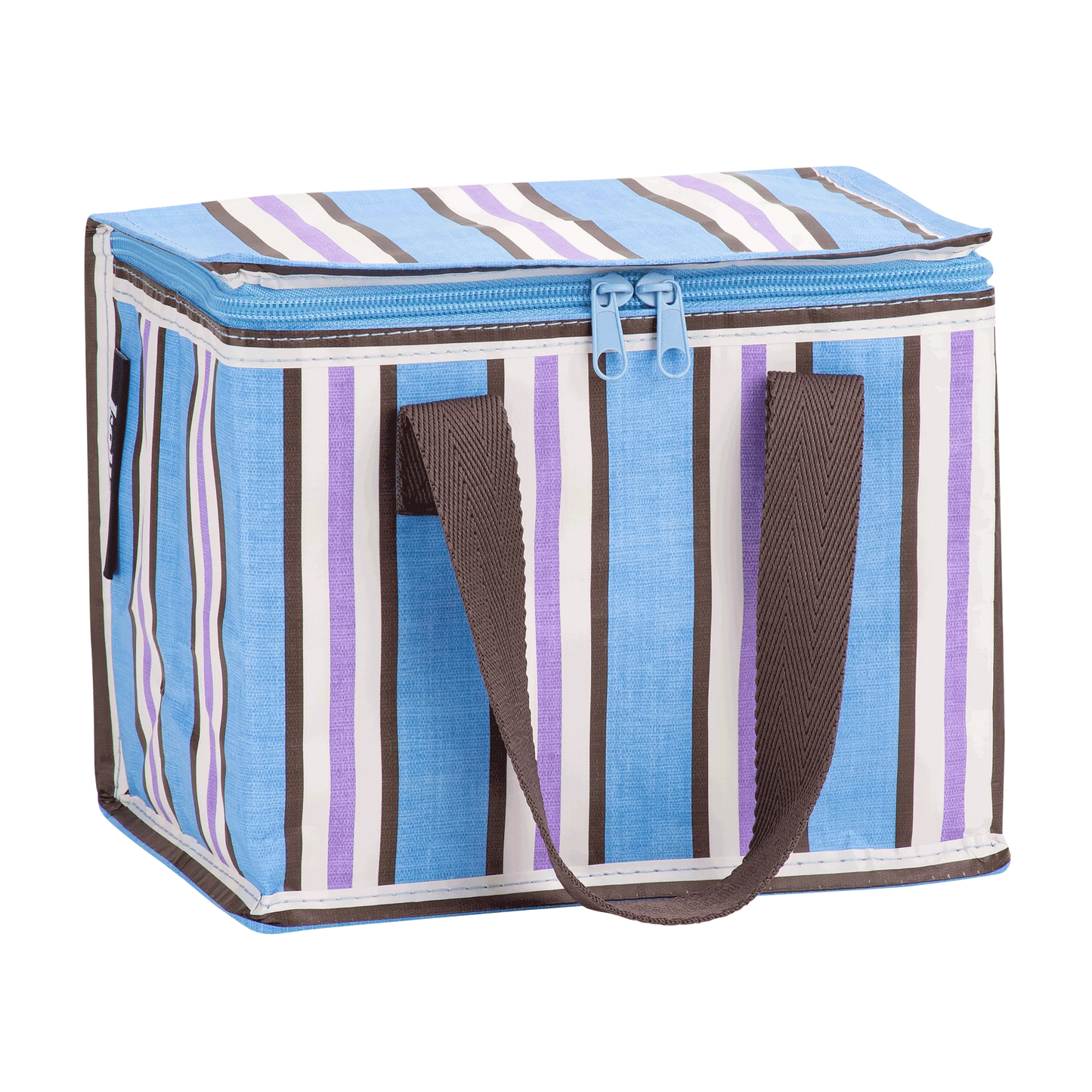 Lunch Box Choc Blue Stripe