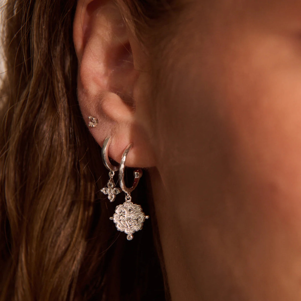 Loved Always Hoop Earring