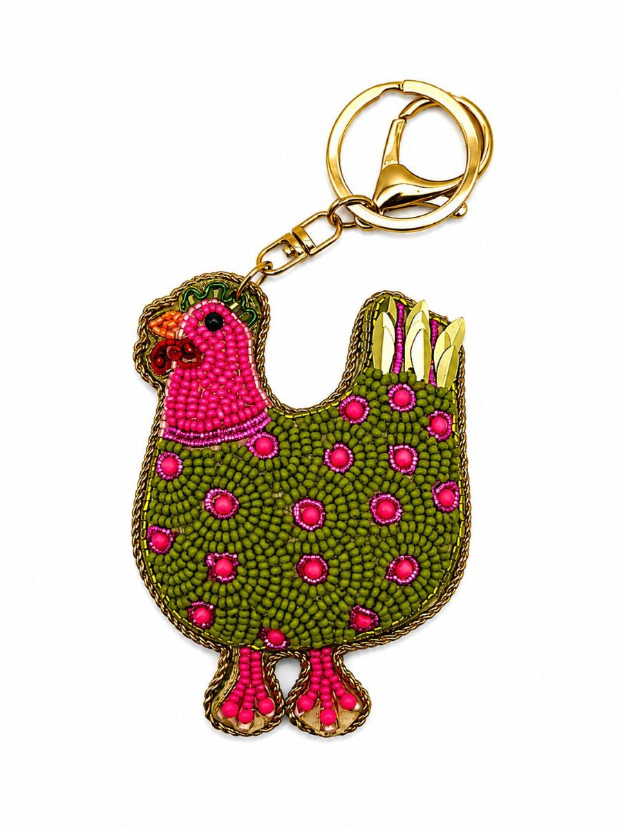 Marj Beaded Key Ring