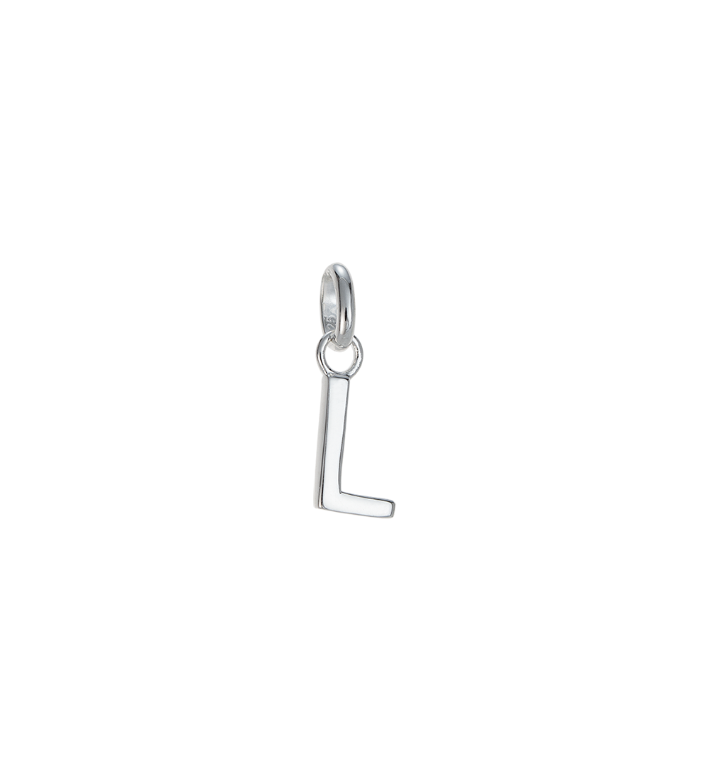 L - OUTLINE INITIAL (STERLING SILVER) - Roma Gift & Gourmet