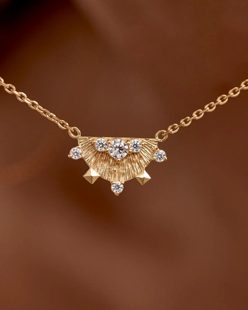 Lotus Rain Necklace - Gold - Roma Gift & Gourmet