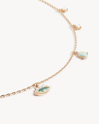 Hope and Protection Necklace - 18k Gold Vermeil - Roma Gift & Gourmet