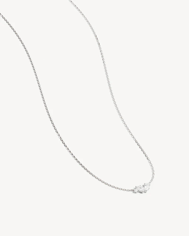 Crystal Wings Necklace - Sterling Silver - Roma Gift & Gourmet
