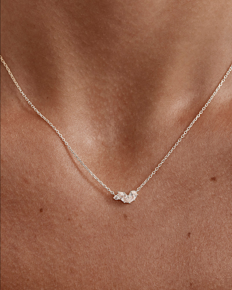 Crystal Wings Necklace - Sterling Silver - Roma Gift & Gourmet