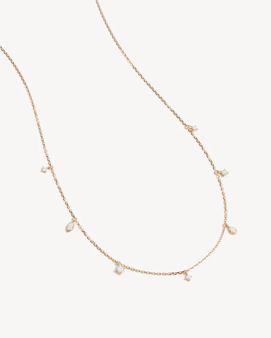 Scattered Light Choker - Gold