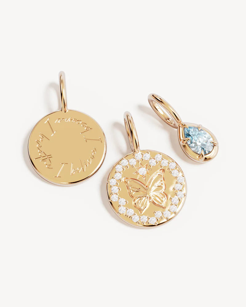 With Freedom I Become Necklace - 18K Gold Vermeil