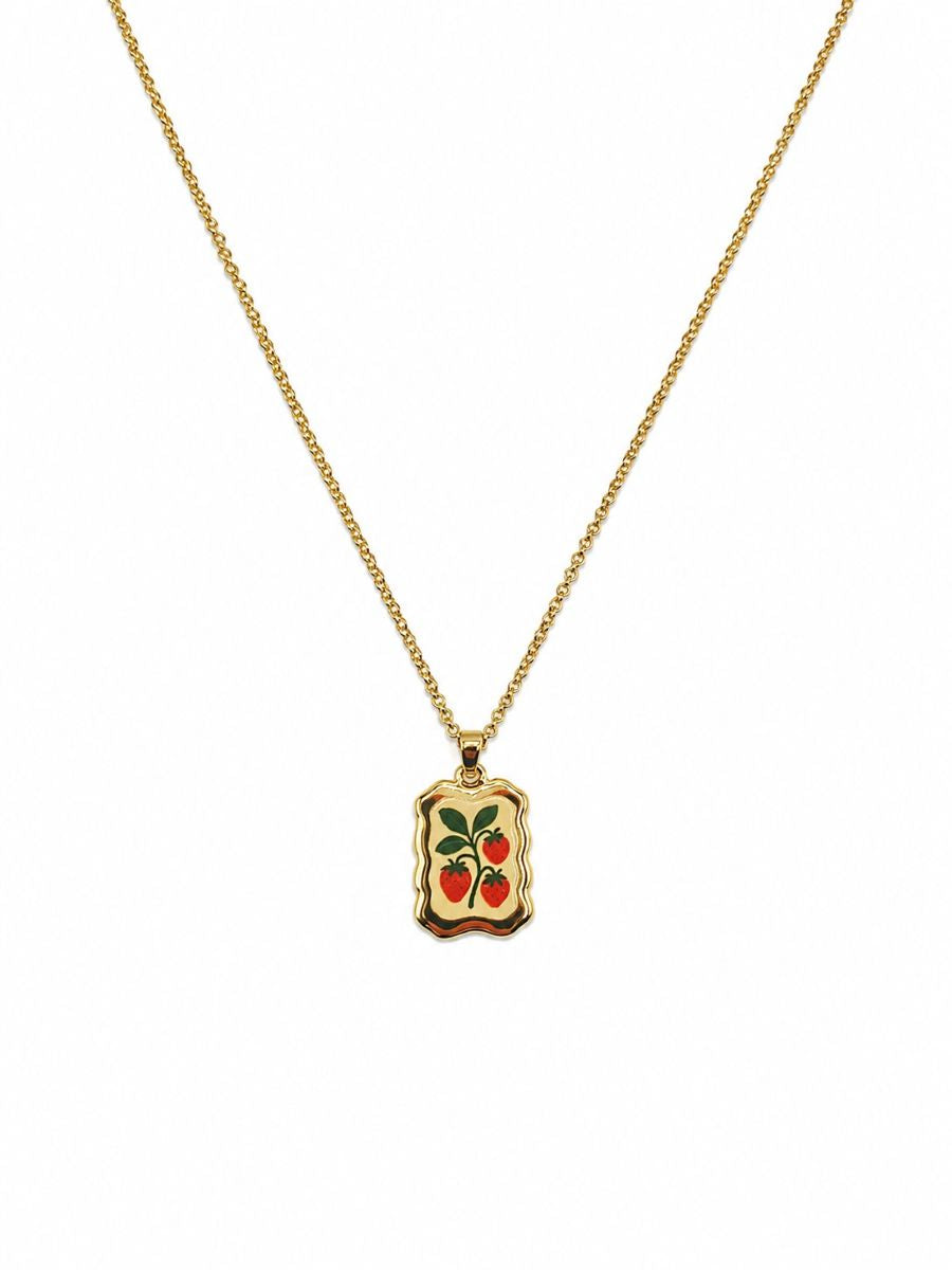 Gold Strawberry Fields Necklace