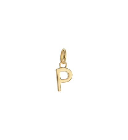 P - OUTLINE INITIAL (18K GOLD VERMEIL) - Roma Gift & Gourmet