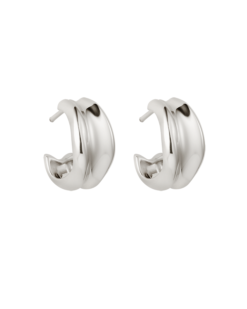 PRESENCE HOOPS (STERLING SILVER) - SET