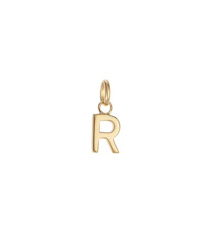 R - OUTLINE INITIAL (18K GOLD VERMEIL) - Roma Gift & Gourmet