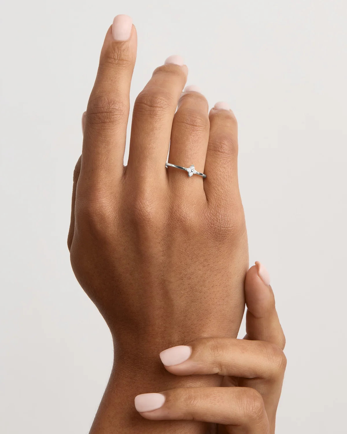 Crystal Bloom Ring Sterling Silver - Roma Gift & Gourmet
