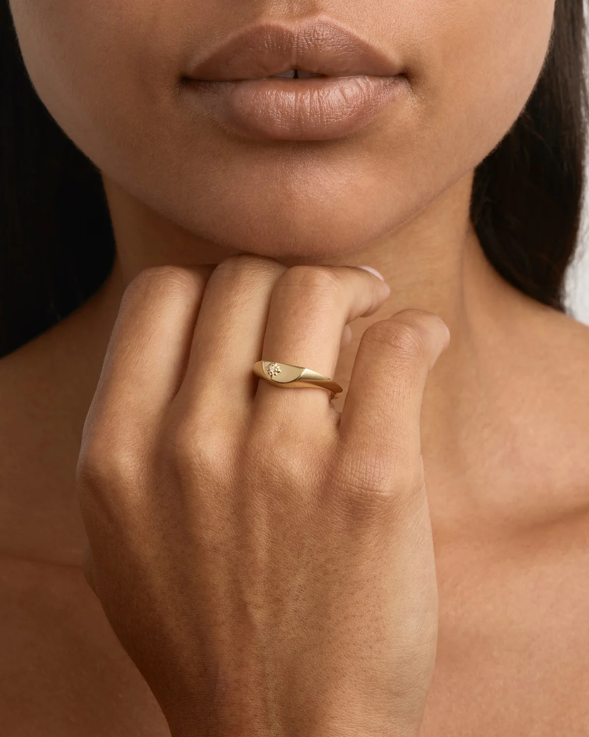 Lotus Ring 18k Gold Vermeil - Roma Gift & Gourmet