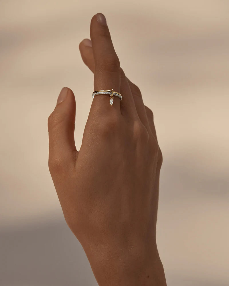 Two-Tone Connected Souls Ring - Roma Gift & Gourmet