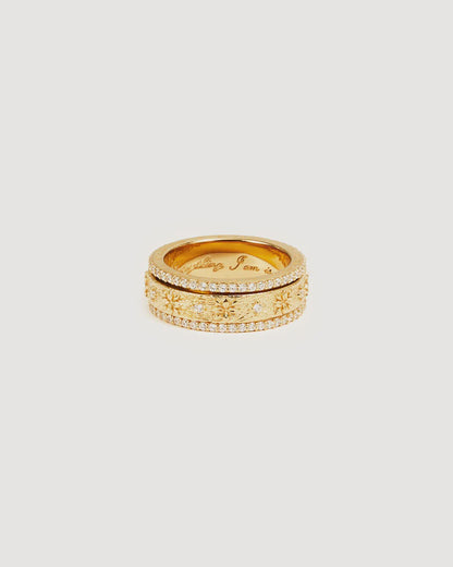 I Am Enough Spinning Meditation Ring