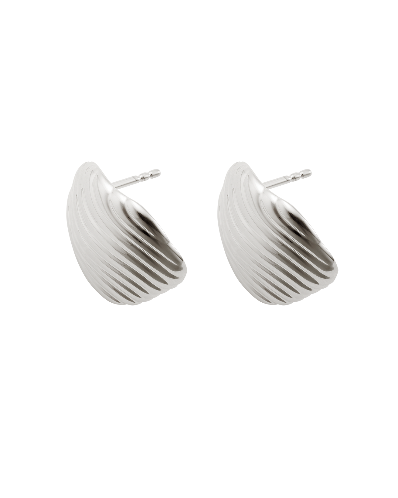 RISE OVERSIZED STUDS (STERLING SILVER) - SET