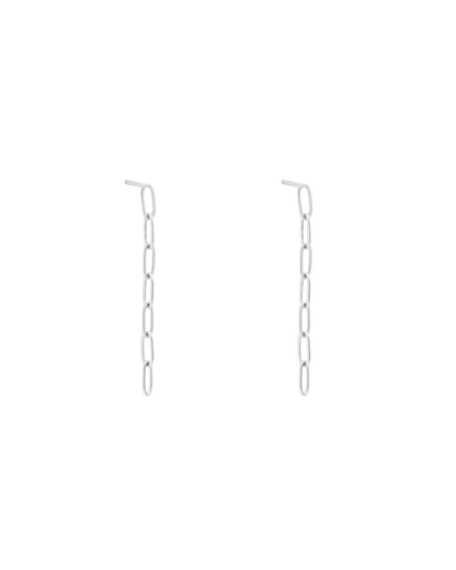 RUE CHAIN EARRING (STERLING SILVER) - SET - Roma Gift & Gourmet