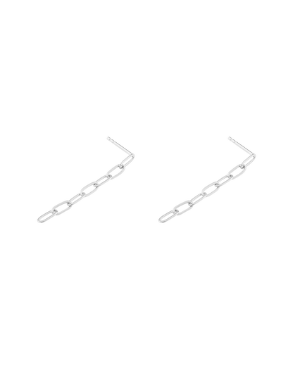 RUE CHAIN EARRING (STERLING SILVER) - SET - Roma Gift & Gourmet