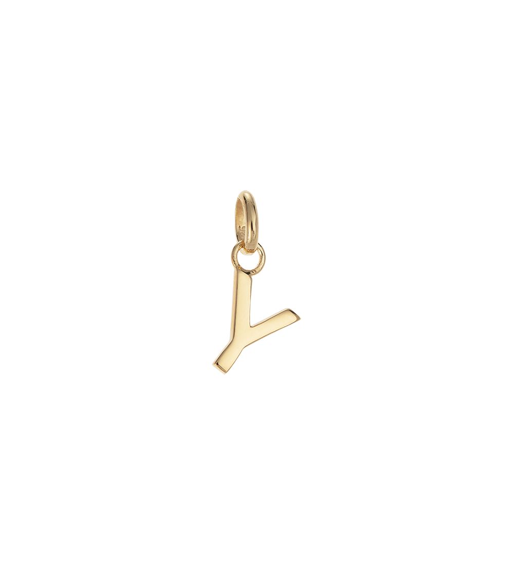 Y - OUTLINE INITIAL (18K GOLD VERMEIL) - Roma Gift & Gourmet