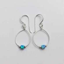 Load image into Gallery viewer, Opalite Blue Earring - Roma Gift &amp; Gourmet
