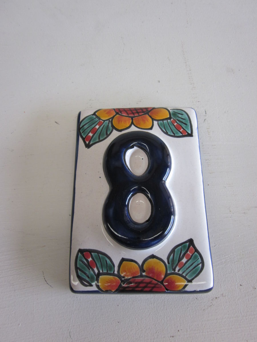 Mexican House Numbers - Roma Gift & Gourmet
