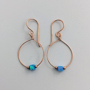 Opalite Blue Earring - Roma Gift & Gourmet