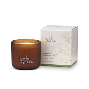 Myrtle & Moss Bergamot Mini Candle - Roma Gift & Gourmet